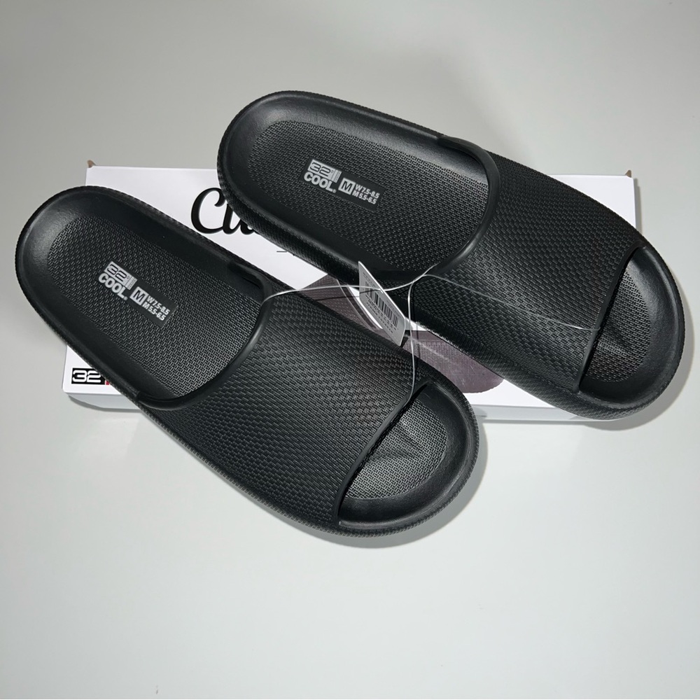 32 DEGREES UNISEX CUSHION SLIDE SANDALs UNISEX